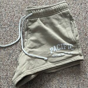 Pacific Sunwear Khaki Lounge Shorts